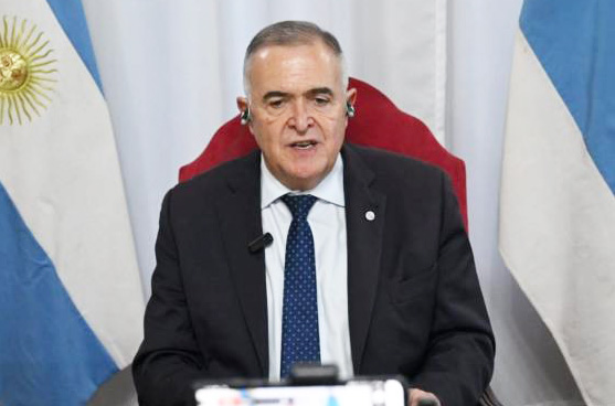 Jaldo destacó el superávit pese a la baja de recursos nacionales, cuestionó la reforma electoral de Milei y dejó señales sobre la continuidad de la fórmula con Miguel Acevedo en 2027